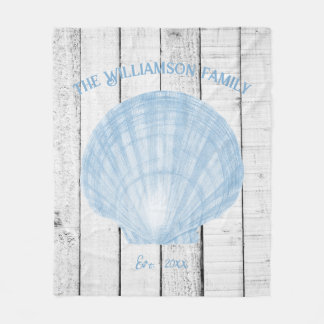 Cobertor De Velo Shell de Folga Azul Vintage