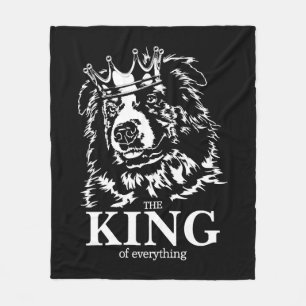 Cobertor De Velo Shepherd King of All dog pai