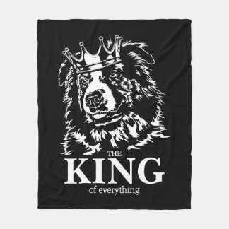Cobertor De Velo Shepherd King of All dog pai