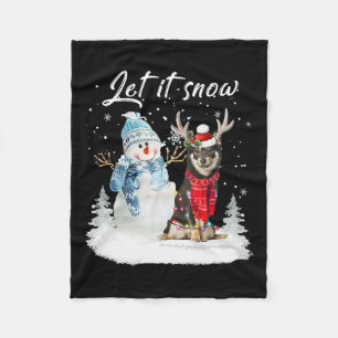 Cobertor De Velo Shiba Inu Papais noeis Cachorro de Natal Snowman X
