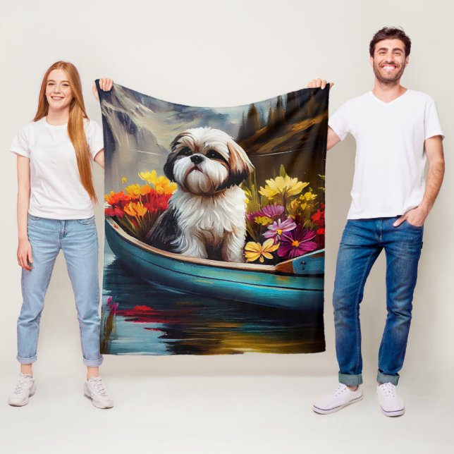 Cobertor De Velo Shih Tzu em um remador: Uma aventura cética (In Situ)