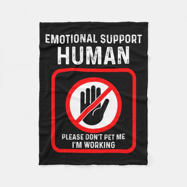 Cobertor De Velo Shirt Emotional Support Human Halloween Costume (Frente)