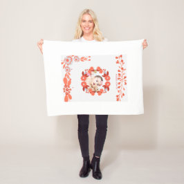 Cobertor De Velo Showering_ [Nome da futura mãe] com amor!