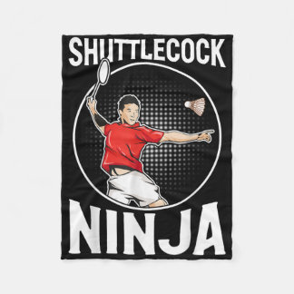 Cobertor De Velo Shuttle Ninja Funny Badminton Player