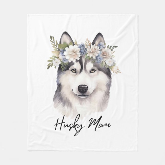 Cobertor De Velo Siberian Husky Dog Lover (Frente)