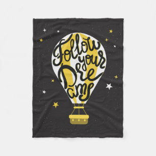 Cobertor De Velo Siga seu balão dos sonhos