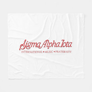 Cobertor De Velo Sigma Alpha Iota Irmandade Internacional de Música