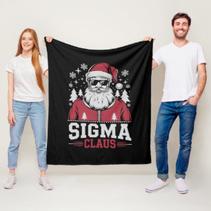 Cobertor De Velo Sigma Papai Noel Cool Papai Noel Natal Rizz Rizzle