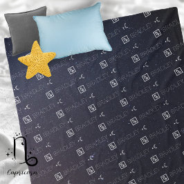 Cobertor De Velo Signo Zodiacal Capricórnio Nome Constelação Astrol