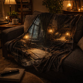 Cobertor De Velo Silent Cabin — Pirate Ship Interior Scene