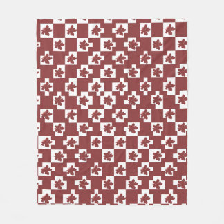 Cobertor De Velo Silhueta de flores em padrão.