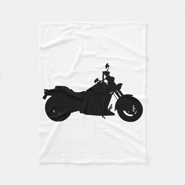 Cobertor De Velo Silhueta de Motocicleta (Frente)