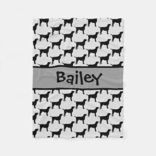 Cobertor De Velo Silhueta Preto Personalizada