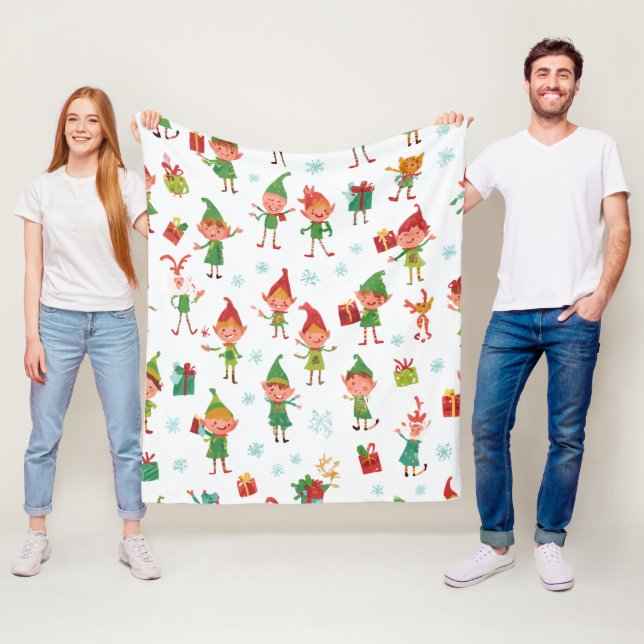 Cobertor De Velo Silly AI Elves (In Situ)