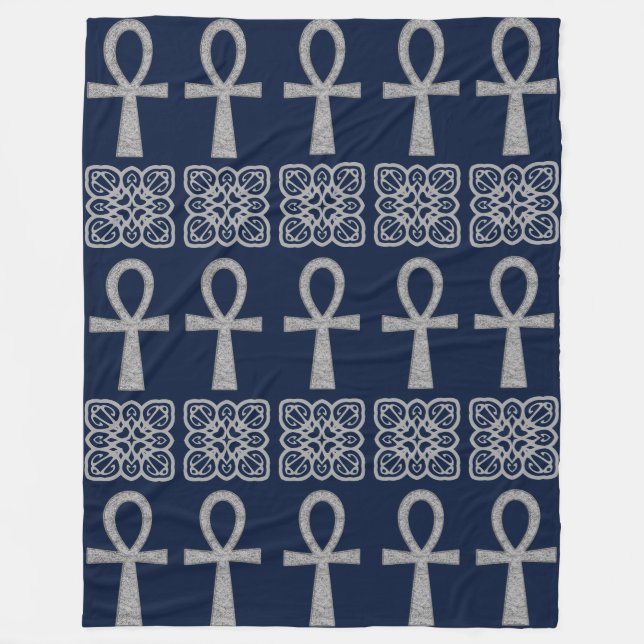 Cobertor De Velo Silver Ankh (Frente)