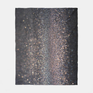 Cobertor De Velo Silver Glitter: Natal Preto