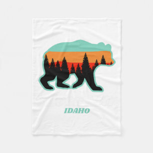 Cobertor De Velo Silver Mountain Idaho - Urso de Snowboard