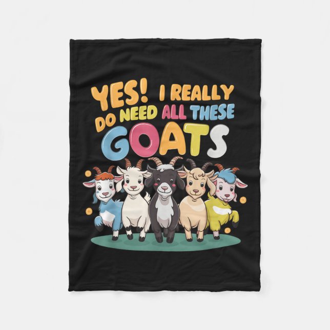 Cobertor De Velo Sim, eu realmente preciso de todas essas cabras Fa (Frente)