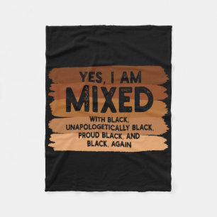 Cobertor De Velo Sim, Eu Sou Misturado Com Pincel De Bandeira De Me