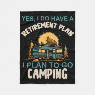 Cobertor De Velo Sim, eu tenho plano de aposentadoria Camping Campe