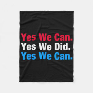 Cobertor De Velo Sim, podemos _ Presidente Obama Camisa _ Esperança