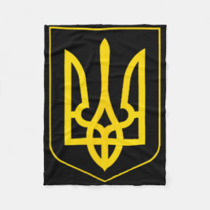 Cobertor De Velo Símbolo da Ucrânia Exército Ucraniano Médio Emblem