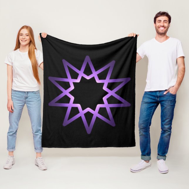 Cobertor De Velo Símbolo de Estrela Roxa da Árvore da Vida (In Situ)