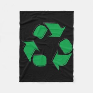 Cobertor De Velo Símbolo de Reciclar do logotipo do reciclagem Dia
