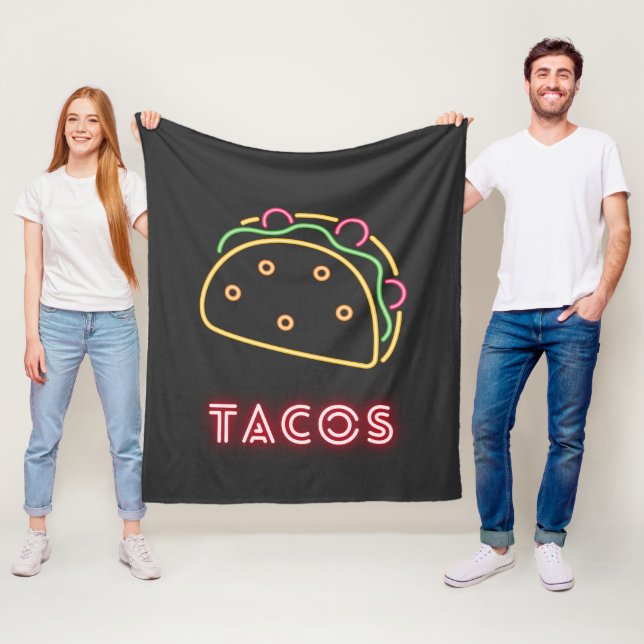 Cobertor De Velo Símbolo de Tacos Neon (In Situ)
