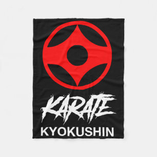 Cobertor De Velo Símbolo do Karate Kyokushin Treinamento no Dojo Ky