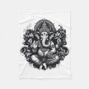 Cobertor De Velo Símbolo Ganesh Yoga Hindu Elefante Deus Ganesha Pu