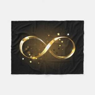 Cobertor De Velo Símbolo Infinity do ouro