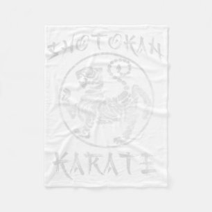 Cobertor De Velo Símbolo Shotokan Karate Tiger Dojo Training Kanji