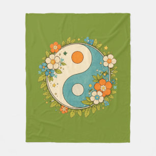 Cobertor De Velo Símbolo Vintage Yin Yang