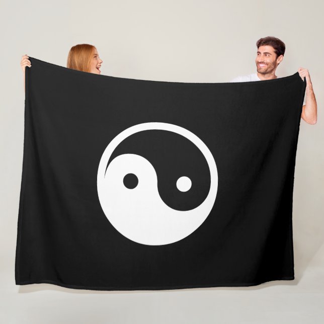Cobertor De Velo Símbolo Yin Yang - tatuagem sólida design 2 (In Situ)