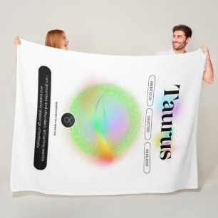 Cobertor De Velo Símbolo Zodiac Moderno Taurus Cita Elemento da Ter