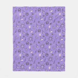 Cobertor De Velo Símbolos ocultos de bruxelas - Padrão mágico místi