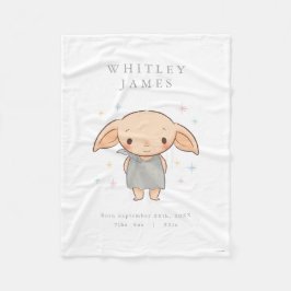 Cobertor De Velo Simple Harry Potter - Chá de Bebê do Dobby