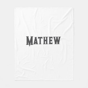 Cobertor De Velo simples letra inicial monograma adicionar sua letr