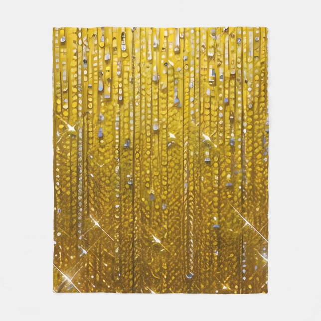 Cobertor De Velo Simplesmente Ouro Enspired Shimmery (Frente)