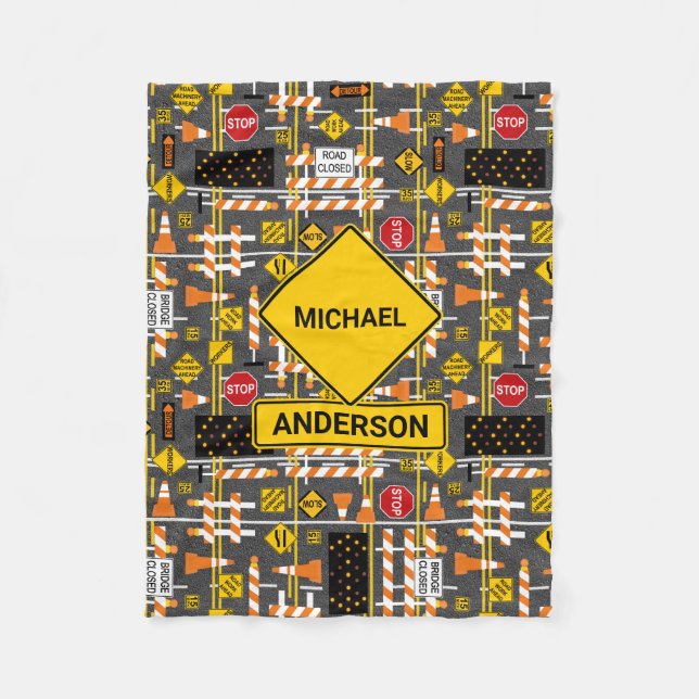 Cobertor De Velo Sinais de Construção Rodoviária (Frente)