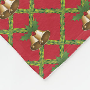 Cobertor De Velo Sinais vermelhos e vermelhos tradicionais do Natal