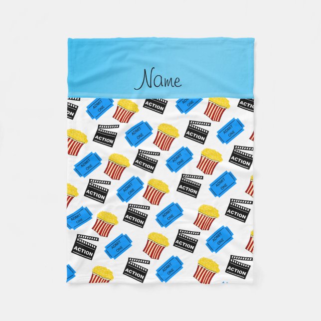 Cobertor De Velo Sinal branco conhecido feito sob encomenda da ação (Frente)