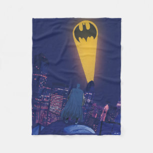 Cobertor De Velo Sinal de Morcego Sobre Gotham