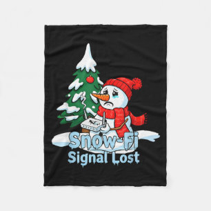 Cobertor De Velo Sinal de Snow-fi Perdido Boneco de Neve Divertido