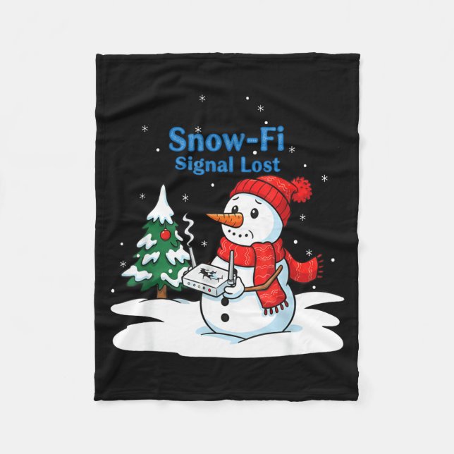 Cobertor De Velo Sinal Snow-fi Perdido Natal Divertido Boneco de Ne (Frente)