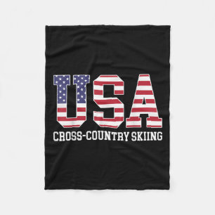 Cobertor De Velo Sinalizador Americano Skier - Esqui Cruzado dos Es