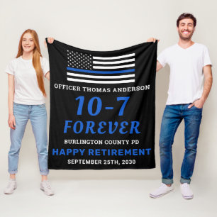 Cobertor De Velo Sinalizador de Linha Azul Fino do Presente da Pol