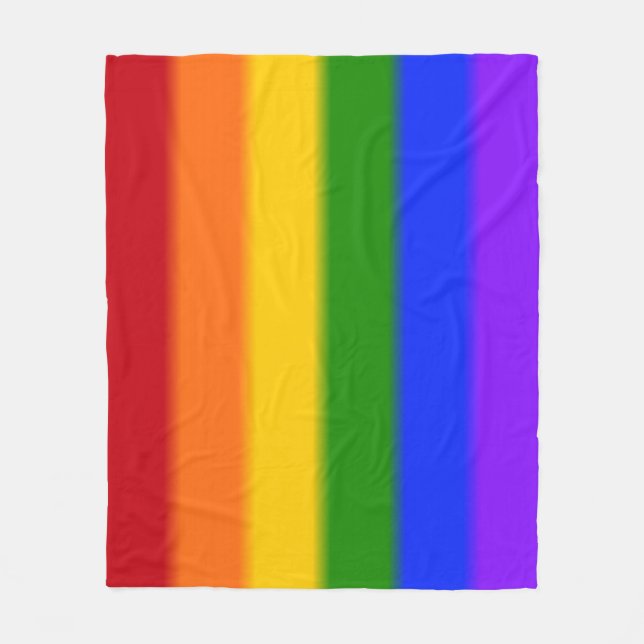 Cobertor De Velo Sinalizador de Orgulho gay de queda (Frente)