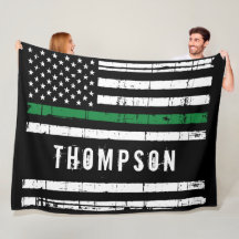 Sinalizador Fino de Linha Verde Personalizado Mili